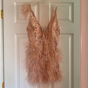 Klaudia pink mini dress